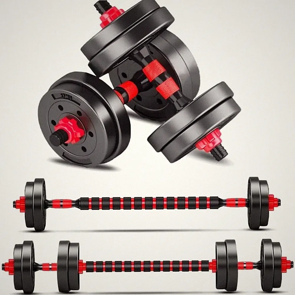 Verstellbare Hanteln Set 2er Kurzhanteln Gewicht 10/15kg Fitness Handgewichte