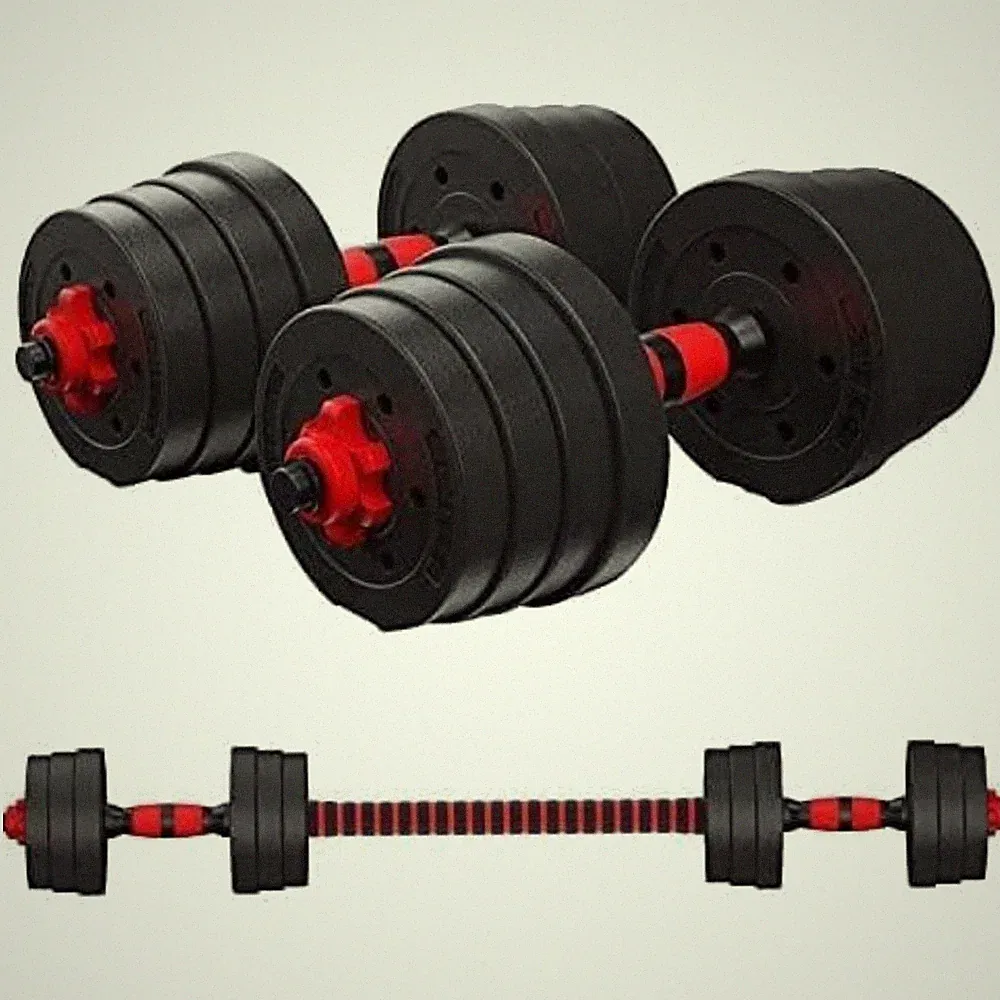 Verstellbare Hanteln Set 2er Schwarz 10 15KG Krafttraining Fitness Langhantel