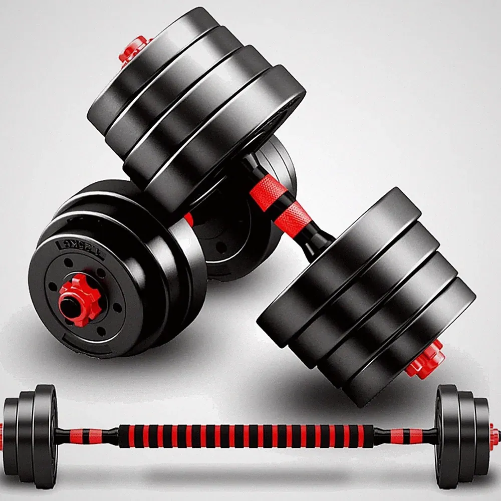 Verstellbare Hanteln Set 2x10/15kg, Kurzhanteln, Fitness, Krafttraining