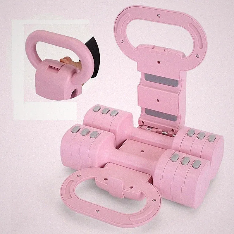 Verstellbare Kettlebell Hantelset Frauen Fitness Ganzkörpertraining 1-5 kg Set