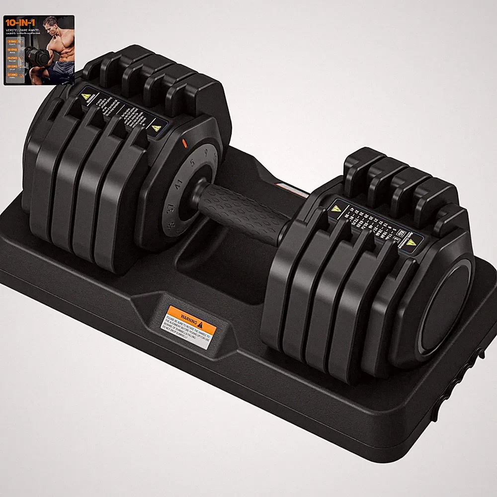 Verstellbare Kurzhantel Hanteln Set 41kg Krafttraining Hantelset