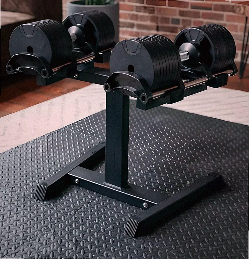 Verstellbare Kurzhantel-Paar 2 x 32 kg (Mit Ablage/Ständer)
