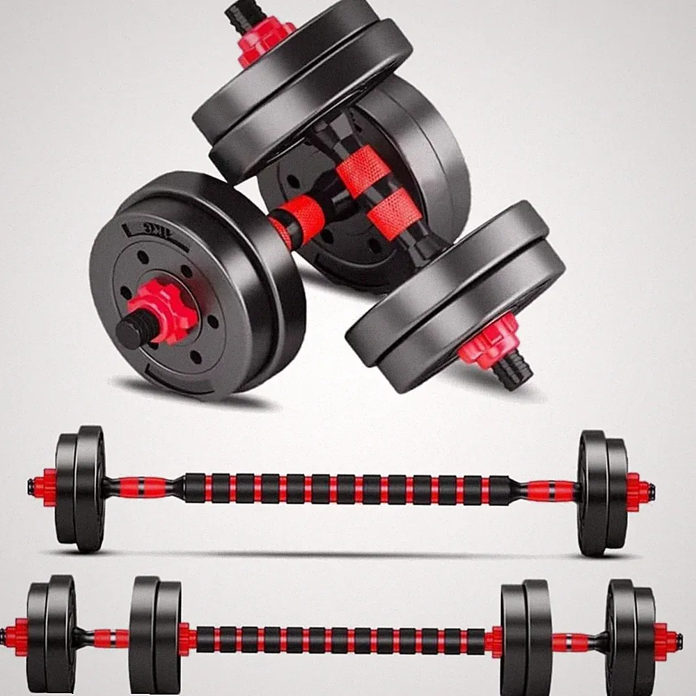 Verstellbare Kurzhanteln Set 10/15kg, Rutschfester Griff, Fitness Handgewichte