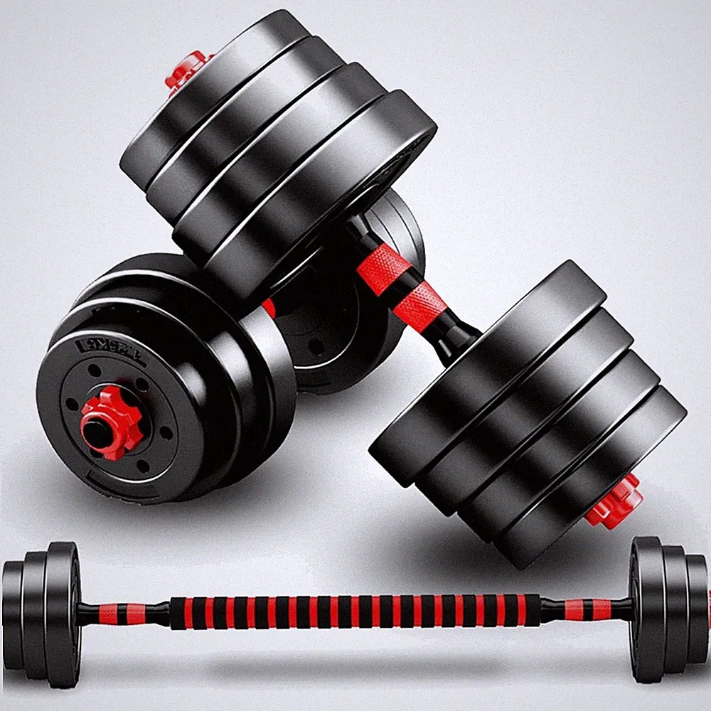 Verstellbare Kurzhanteln Set Gewichtsscheiben Fitness Hantel Krafttraining Zu...