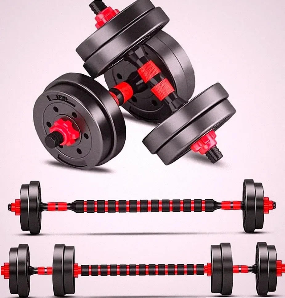 Verstellbare Kurzhantelset für Ganzkörpertraining, 2-in-1 Handgewichte 10/15KG