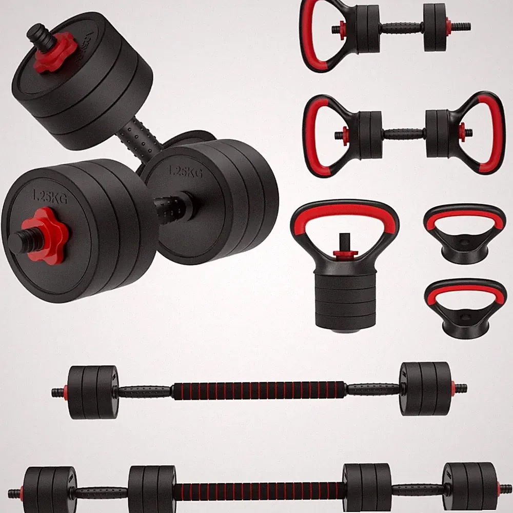 Verstellbares Hantelset 10-30kg für Ganzkörpertraining zu Hause