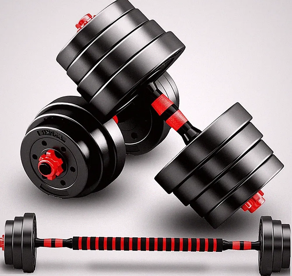 Verstellbares Hantelset, 2-in-1 Fitnessgewichte, 10/15KG