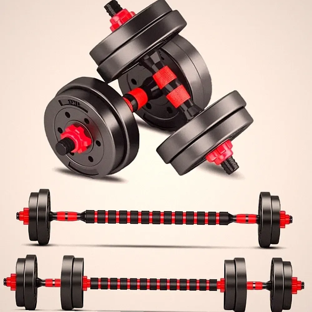 Verstellbares Hantelset 2er Set - 10/15KG Kurzhanteln für Ganzkörpertraining